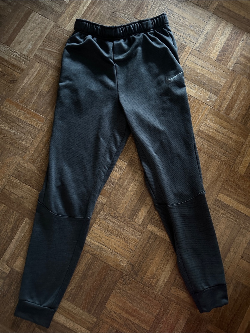 Nike Dri-FIT Tapered Fleece Training Jogger Pants Black Heather Men’s S